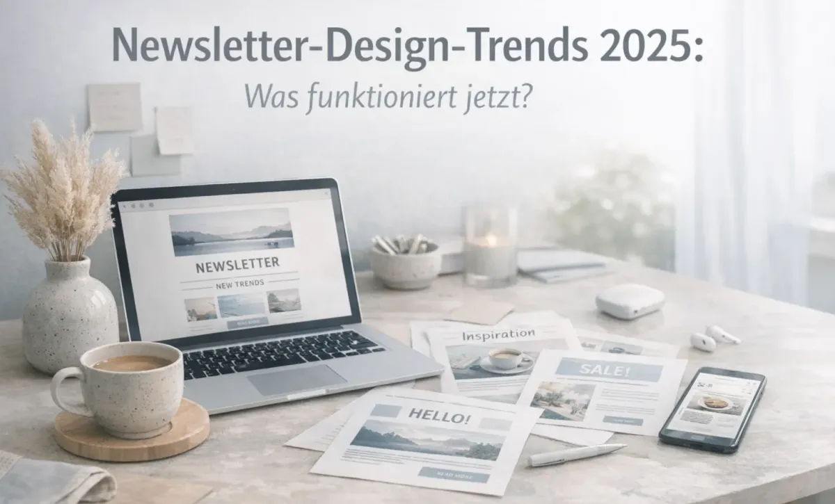 Bild zum Beitrag: Newsletter Design Trends 2025: What Works Now?